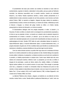 El procedimiento m&aacute;s t&iacute;pico para construir una narrativa es