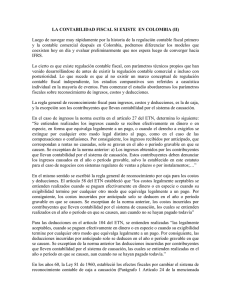 LA CONTABILIDAD FISCAL SI EXISTE EN COLOMBIA (II)