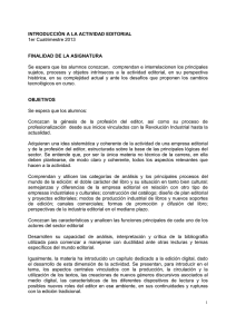 Programa - Edición - Universidad de Buenos Aires