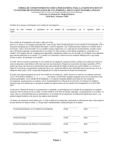 short written consent form to participate in a research study for an
