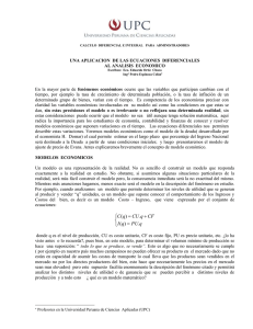 modelo de la deuda de domar - Universidad Peruana de Ciencias