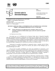 XI/2. Examen del progreso en la aplicación de las estrategias y