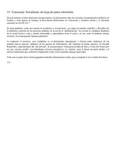 Venezuela: Socialismo sin hoja de parra reformista