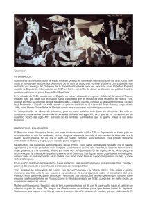 “Guernica” INFORMACION Guernica es un famoso cuadro de Pablo