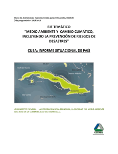 medio ambiente y cambio climático, incluyendo la