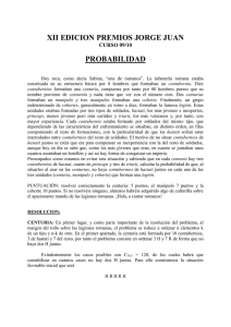 XII EDICION PREMIOS JORGE JUAN  PROBABILIDAD CURSO 09/10