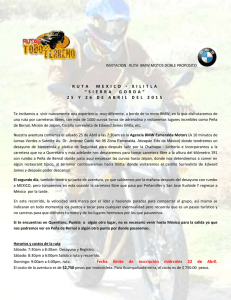 INVITACION RUTA BMW MOTOS DOBLE PROPOSITO RUTA