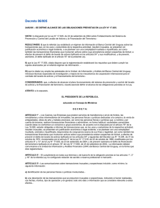 Decreto 86-005 - Banco Central del Uruguay