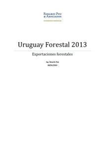 Uruguay Forestal 2013 - Inversiones Forestales en Uruguay