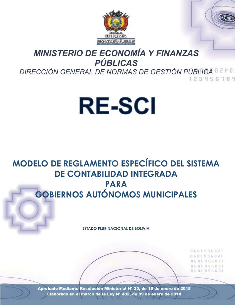 Reglas Específicas - Ministerio De Economía Y Finanzas Públicas