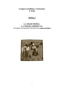 Lengua Castellana y Literatura 3º ESO  TEMA 3