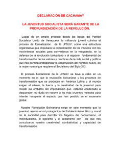 Ppropuesta de Declaraci - Juventud PSUV