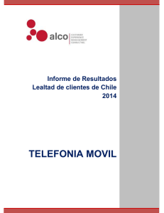 Informe de Resultados Lealtad de clientes de Chile 2014