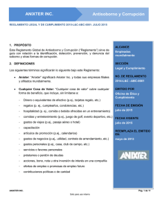 (Business Integrity Line) en www.anixter.ethicspoint.com si usted