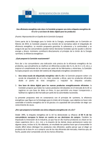 Una eficiencia energética más clara: la Comisión propone una única... «A a G» y una base de datos digital para...