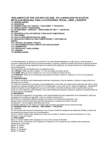 REGLAMENTO ACTUALIZADO DE TIRO CON