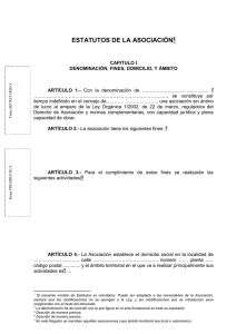 Estatutos de la Asociación - Gobierno del Principado de Asturias