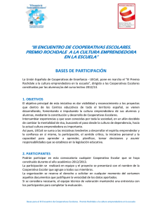 Bases del concurso - Unión Española de Cooperativas de Enseñanza
