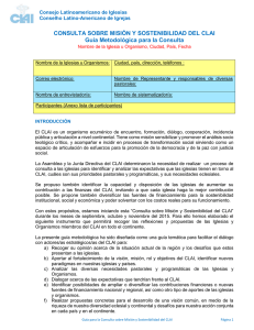docx - Consejo Latinoamericano de Iglesias, CLAI