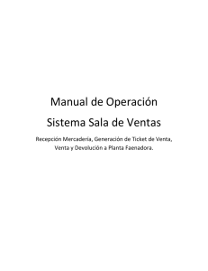 Manual de Operación Sala de Ventas 2