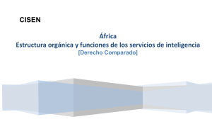 África Estructura orgánica y funciones de los servicios de inteligencia
