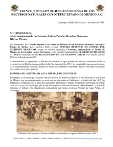 Denuncia a Tom Haeck 7 de Enero del 2015
