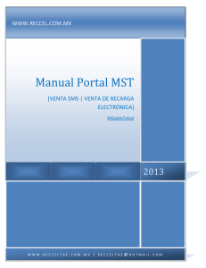 Manual Portal MST  2013 .