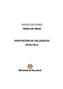 CAMPEONATO PROVINCIAL - Diputación de Valladolid