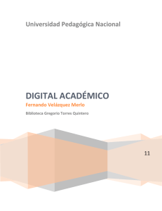 DIGITAL ACADÉMICO - Universidad Pedagógica Nacional