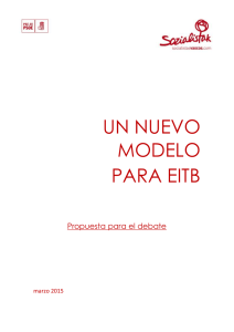 Un nuevo modelo para EITB - PSE-EE