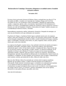 Declaración de Comalapa - La Asamblea Veracruzana de