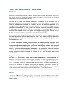 Sesión 3. Marco de acción, legislación y  políticas públicas