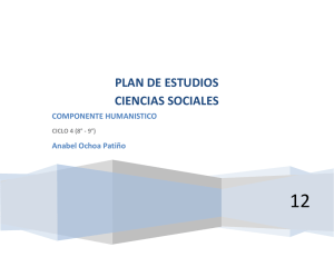 Ciencias sociales Ciclo 4 Plan de estudios Completo