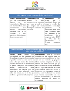 Uninorte - Conclusiones I Conversatorio Nodo Caribe 22-Ago-2013