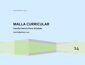 MALLA CURRICULAR Claudia Patricia Parra Arboleda