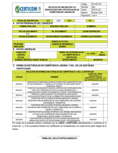 deberes de las personas certificadas o en proceso de certificación