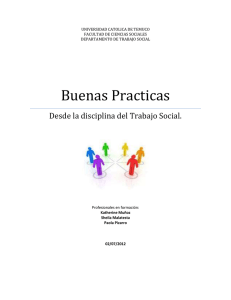 Buenas Practicas Desde la disciplina del Trabajo Social.