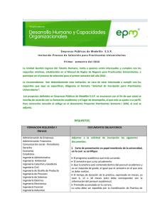 Empresas Públicas de Medellín E.S.P. Invitación Proceso de