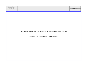 cierre y abandono 153