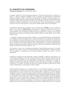 Concepto de gobierno - Páginas Personales UNAM