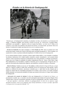 Octubre en la historia de Gualeguaychú