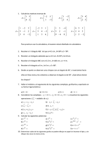 Calcule las matrices inversas de Para practicar usar la calculadora
