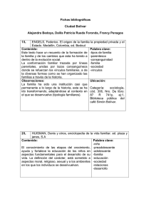 Fichas bibliográficas Ciudad Bolívar Alejandra Bedoya, Dalila Patricia Rueda Foronda, Francy Penagos 1/L