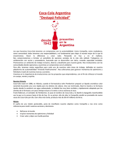 Coca-Cola Argentina “Destapá Felicidad”