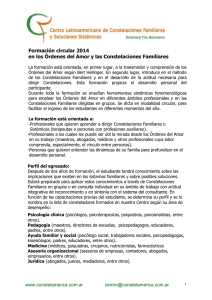Formación circular 2014 - Centro Latinoamericano de