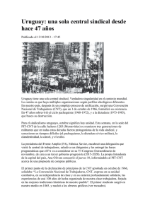 Uruguay: una sola central sindical desde hace 47 años