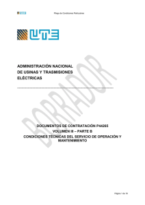 Volumen III - Parte B Condiciones Técnicas de OyM (Data