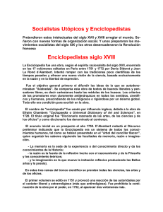 10 Socialistas Utópicos y Enciclopedistas
