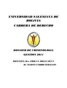 Anomia y división del trabajo - Universidad Salesiana de Bolivia