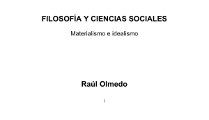 filosofía y ciencias sociales